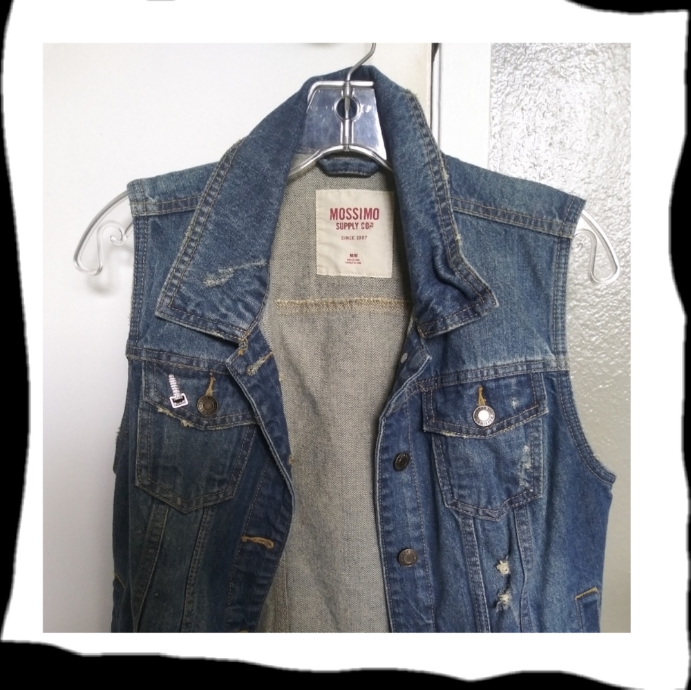 Medium mossimo jean vest